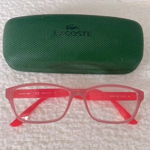 Lacoste glasses frames - kids frames - pink.